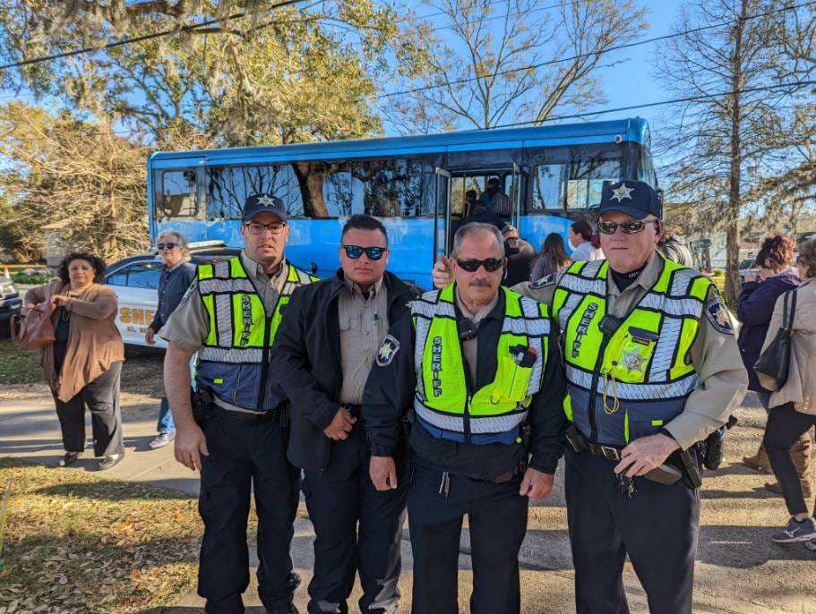 St. Bernard Sheriff’s Office deputies and Reserve Division members have been providing security this weekend on the grounds of the Islenos Museum for the 2