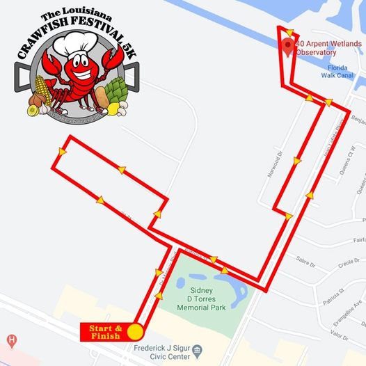 The St. Bernard Sheriff's Office will be handling traffic control on Sunday (March 20) for the 2nd Annual Louisiana Crawfish Festival 5K held by the New Or