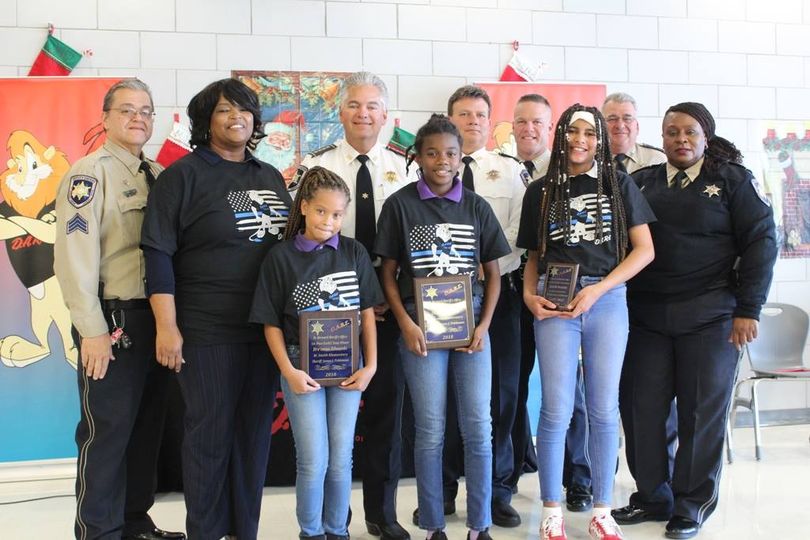 W. Smith Jr. Elementary School fifth-graders who were named D.A.R.E. essay winne