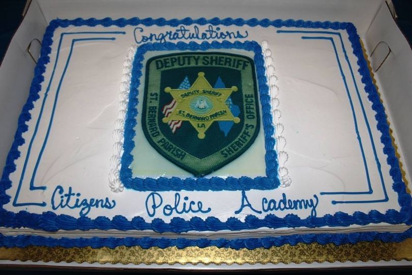 Cake and refreshments were served to graduates of the 20th session of the St. Be