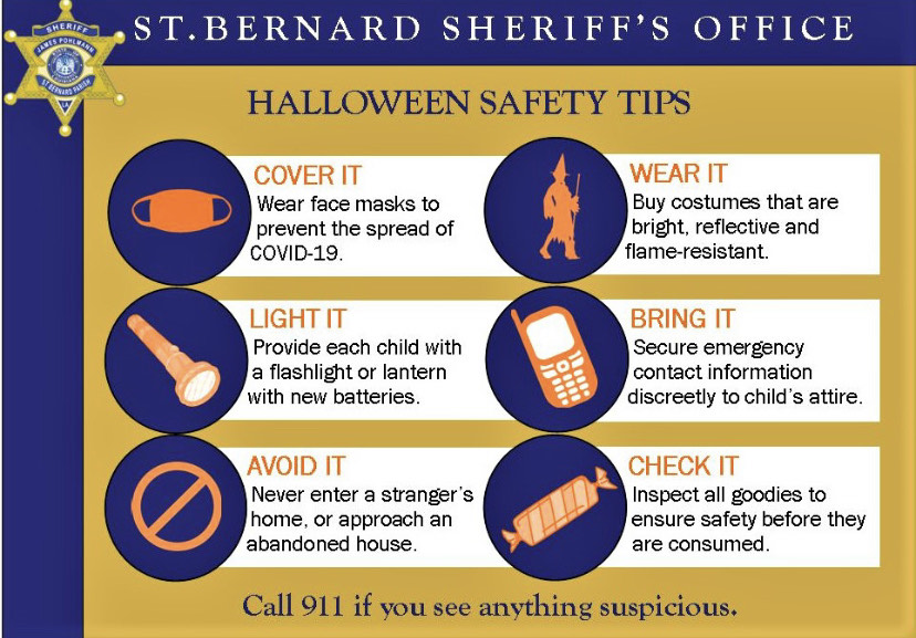 SBSO OFFERS HALLOWEEN SAFETY TIPS