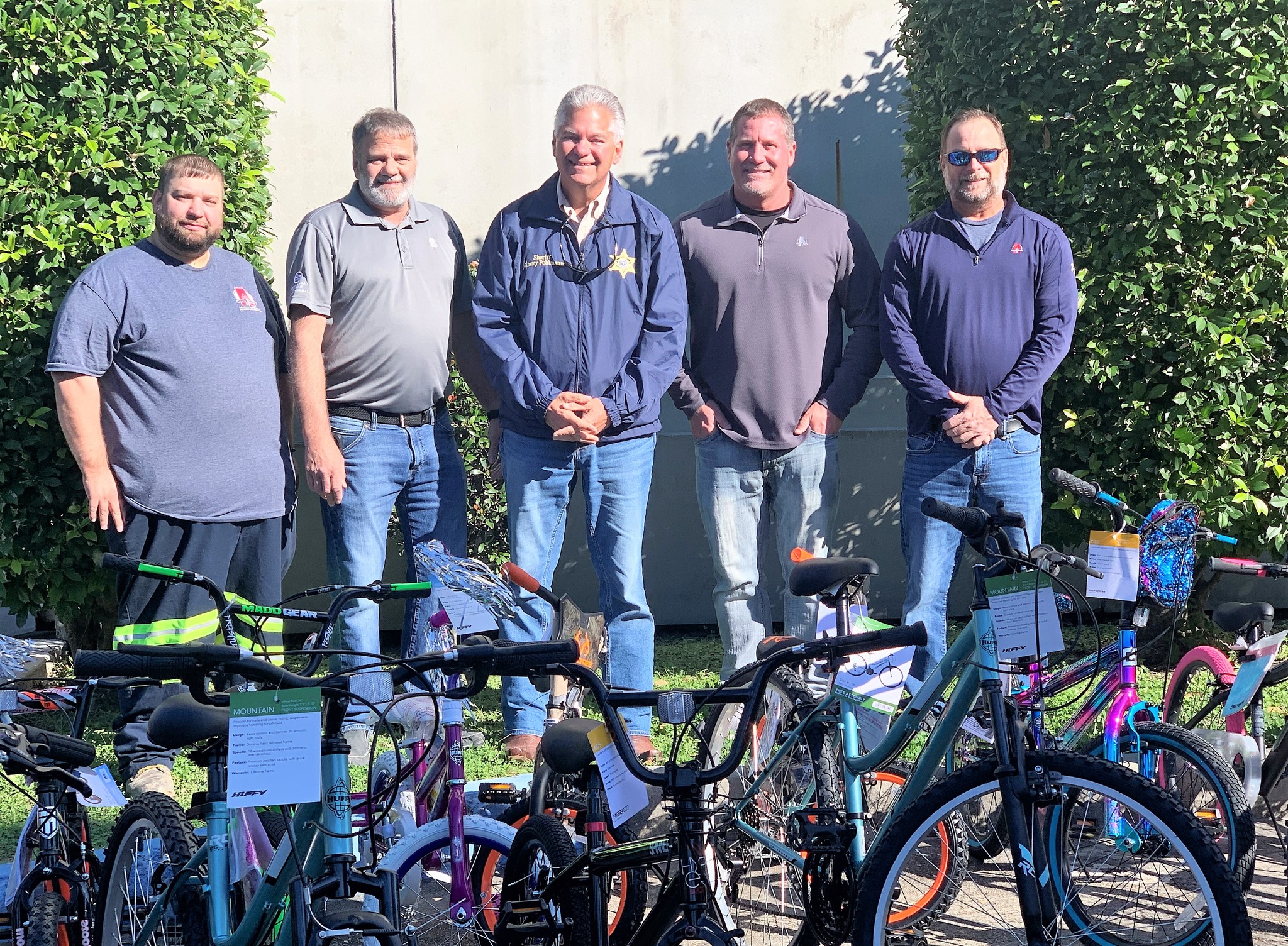 SBSO RECEIVED BICYCLES FOR C.O.P.S. FOR CHRISTMAS PROGRAM