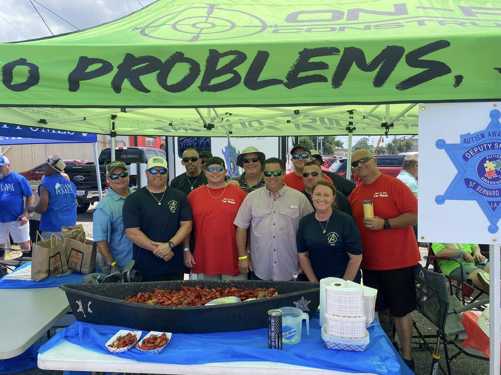 SBSO representing at Desi Romano’s Crawfish Cook-Off to benefit SOAR Southshore for Autism Awar