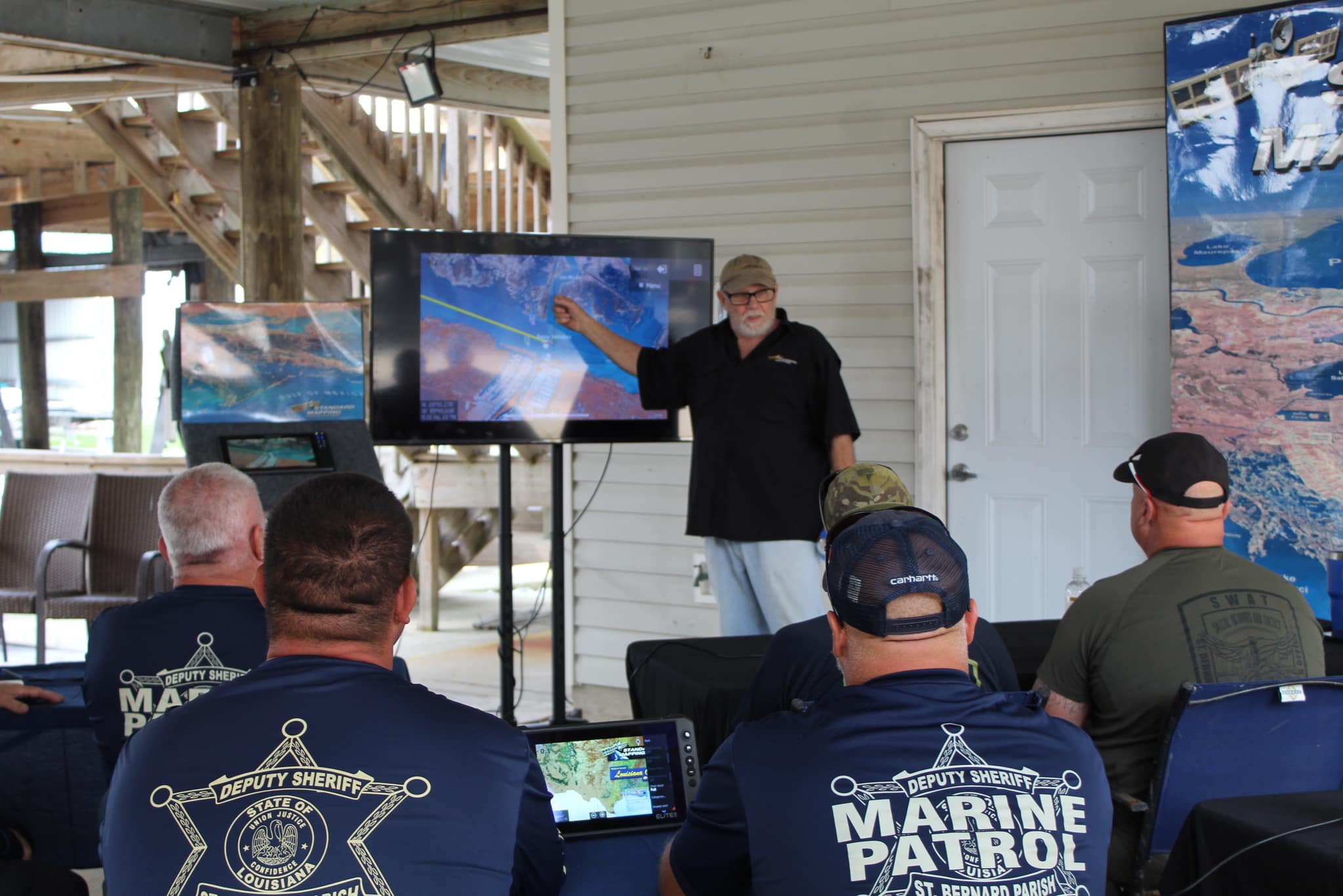 SBSO RECEIVES MARITIME NAVIGATIONAL TECH TRAINING

Sheriff James Pohlmann and members of the St. Be