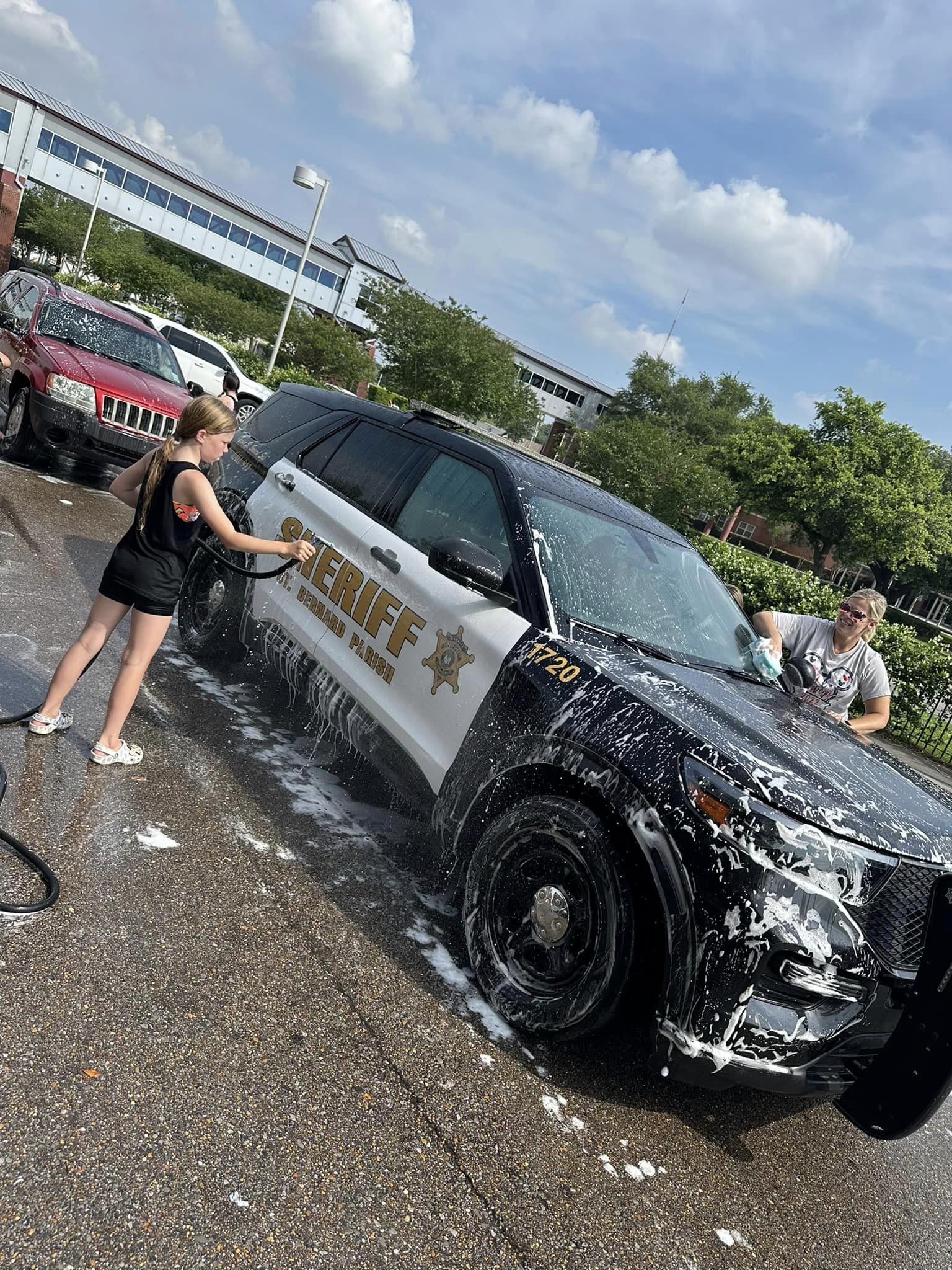 Splish Splash, Our Units Had A Bath

Several St. Bernard Sheriff’s Office deputies stopped by t