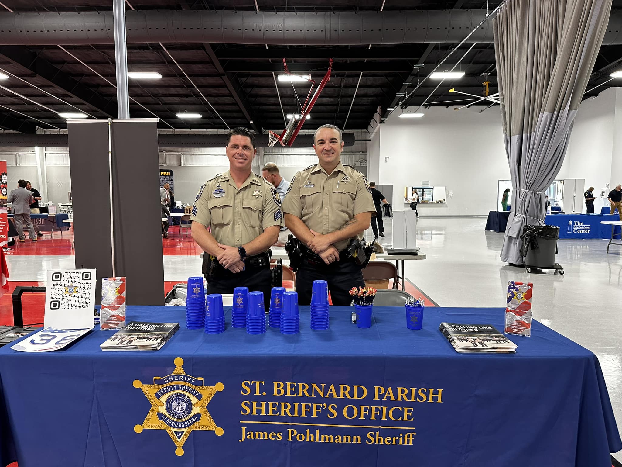 Interested in a career in law enforcement? Stop by today between 9 a.m. and 2 p.m. to see what SBS