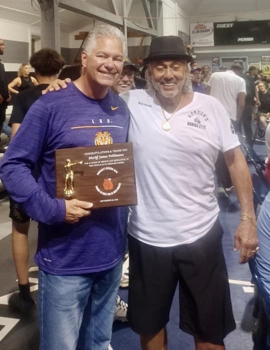 SHERIFF POHLMANN HONORED AT BOXING EVENT Thank you, Norman’s Boxing Gym, for honoring Sheriff Pohl