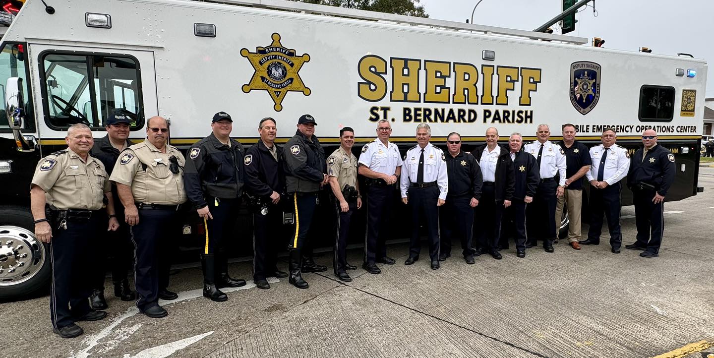 Despite the pouring rain, the dedication of the St. Bernard Sheriff’s Office shined bright on the K