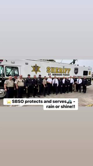 Despite the pouring rain, the dedication of the St. Bernard Sheriff’s Office shone bright on the K