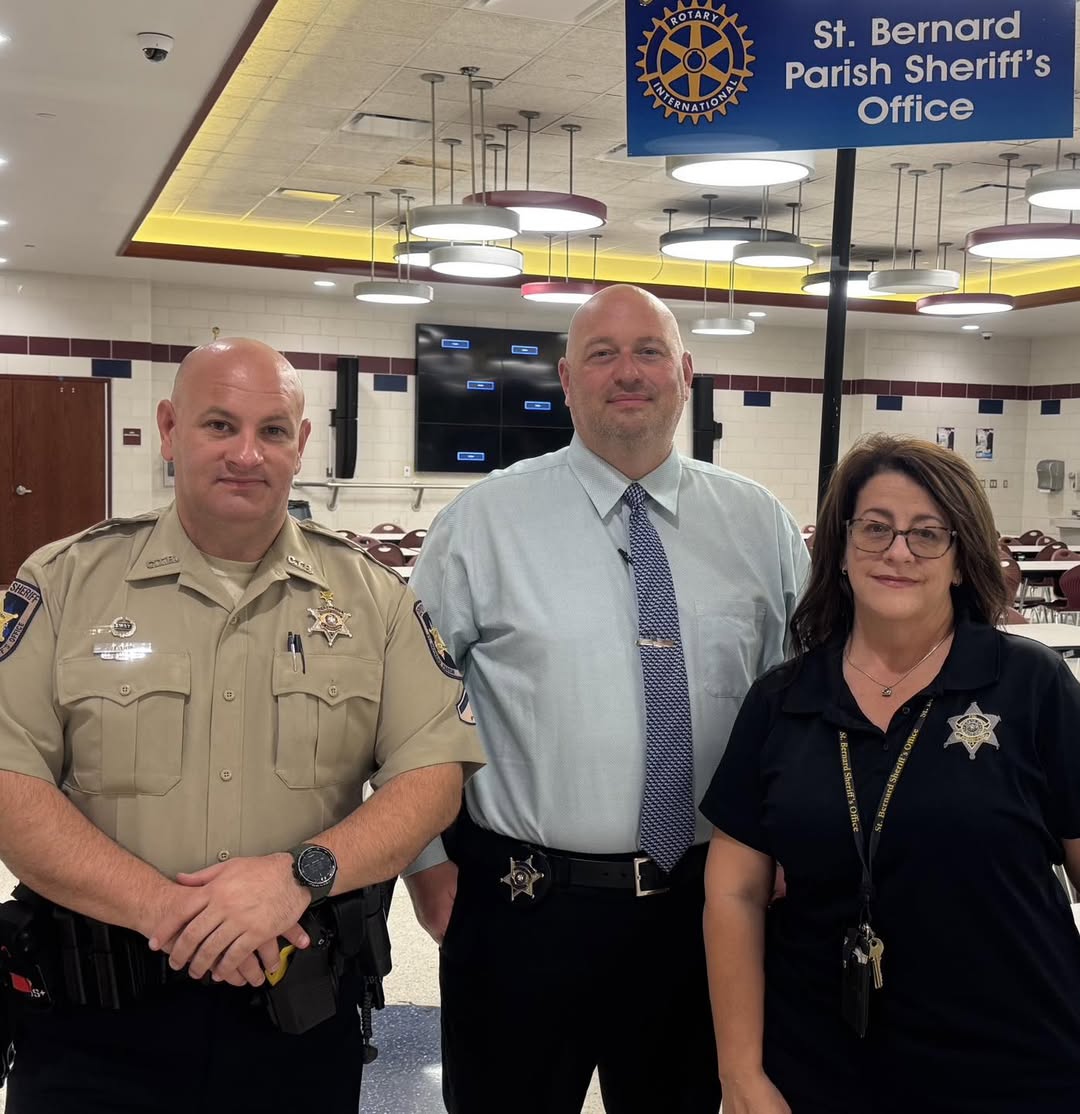 St. Bernard Sheriff’s Office participates in Rotary Club Spelling Bee