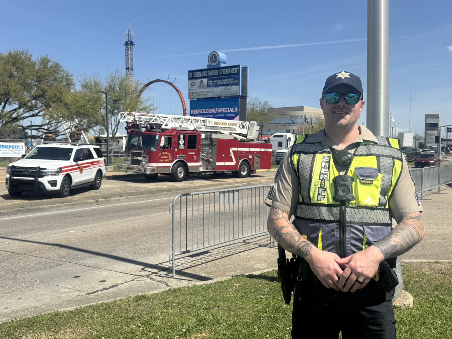 SBSO KEEPING THE FEST SAFE – DAY THREE! - St. Bernard Sheriffs Office