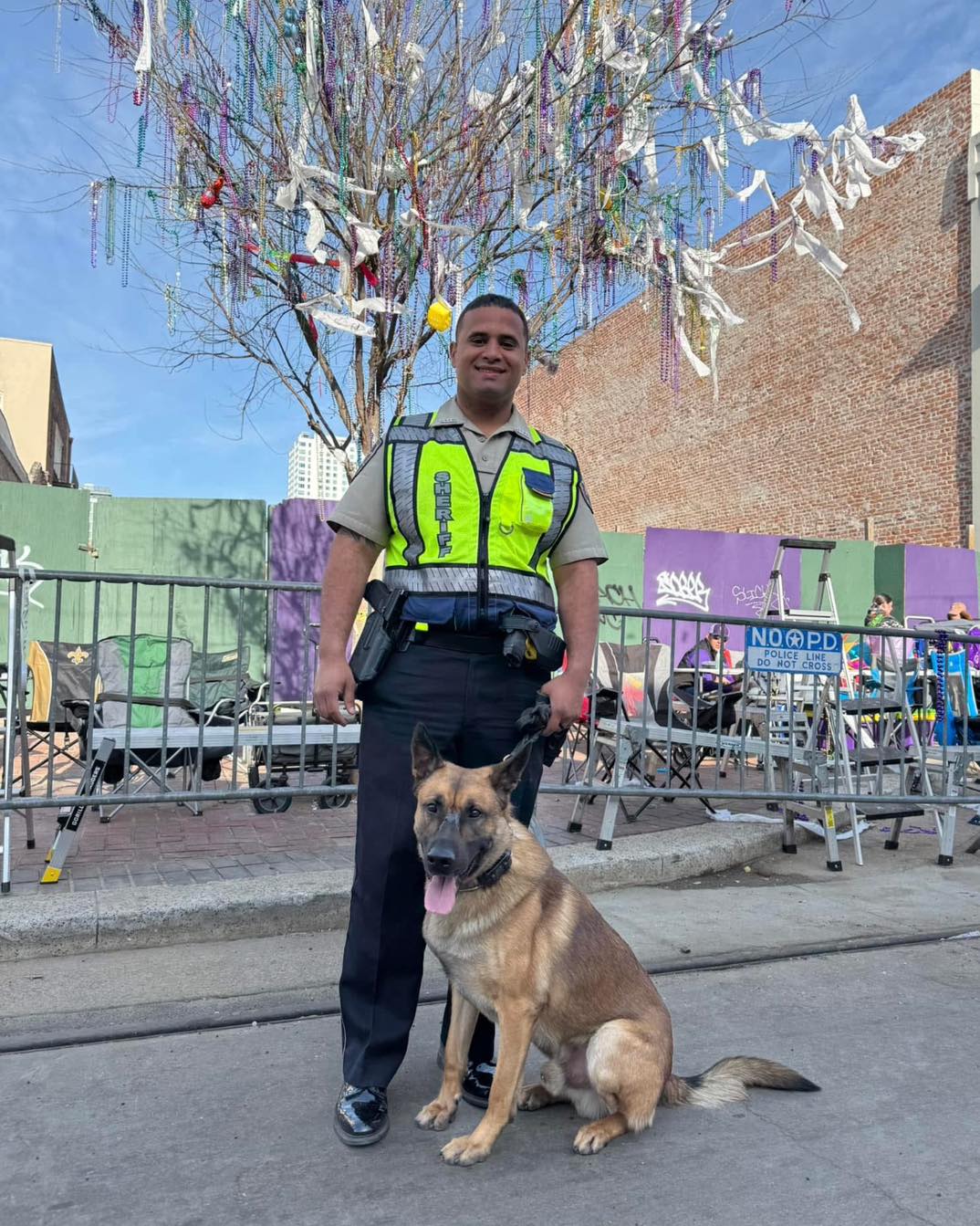 SBSO KEEPING CARNIVAL SAFE

SBSO Agent Patrick Clark and his trusted partner, K-9 Pit, are among th