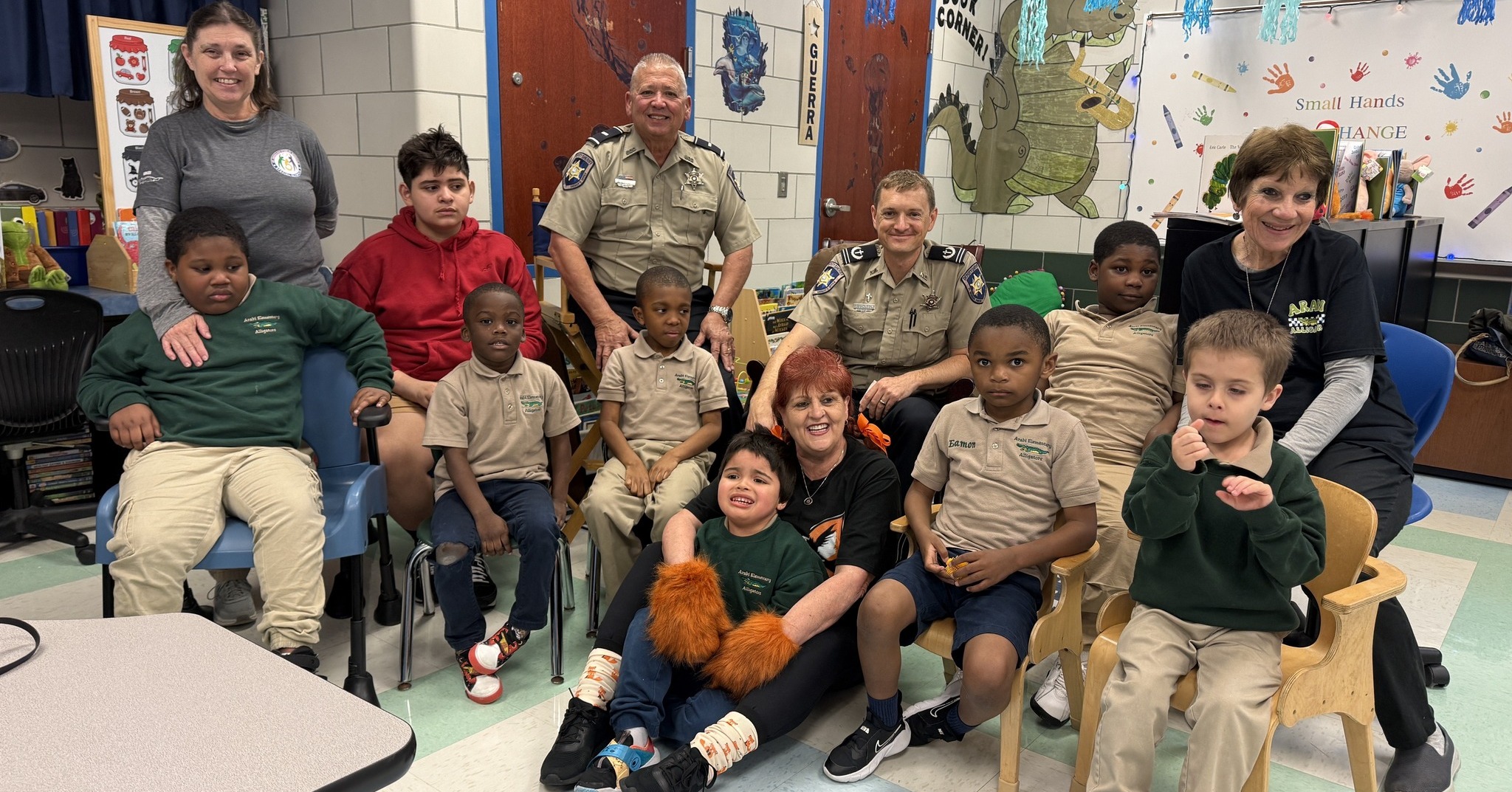 SBSO PARTICIPATES IN LITERACY WEEK 

The St. Bernard Sheriff’s Office had several deputies particip