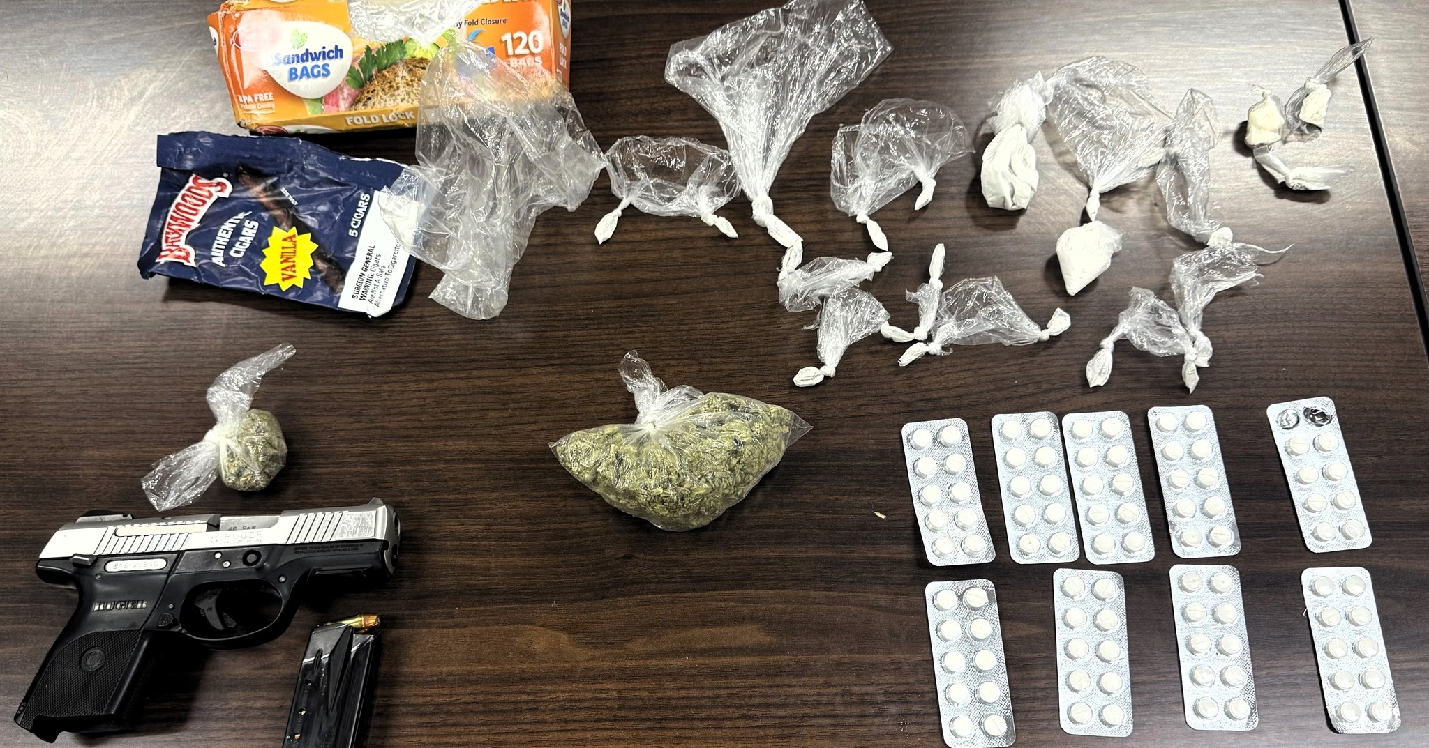 SBSO ARRESTS TWO ON NARCOTICS CHARGES, SEIZES WEAPON 

The St. Bernard Sheriff’s Office arrested tw