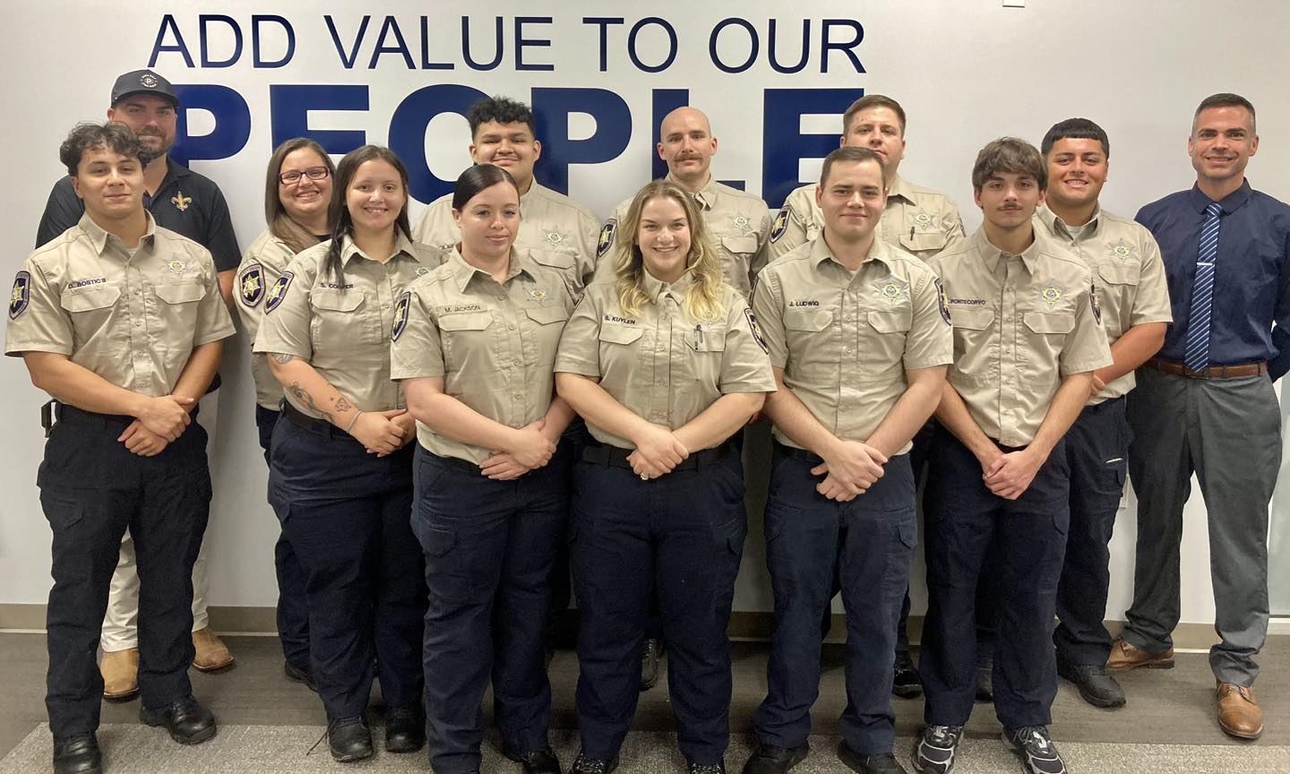 SBSO DEPUTIES GRADUATE FROM P.O.S.T. CORRECTIONS COURSE

Twelve deputies with the St. Bernard Paris