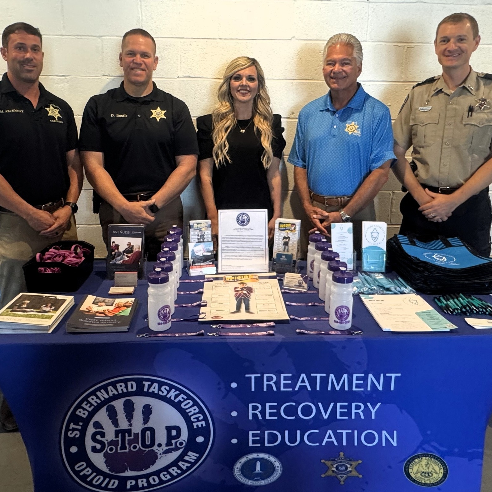 SBSO PARTICIPATES IN NATIONAL RECOVERY MONTH GATHERING 

The St. Bernard Sheriff’s Office took part