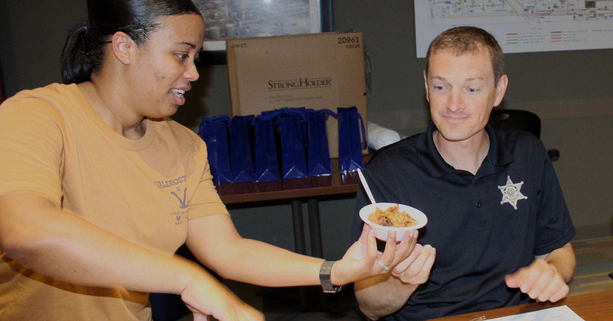 SBSO TAKES PART IN VALERO COOK-OFF

A few St. Bernard Sheriff’s Office deputies spent their lunchti