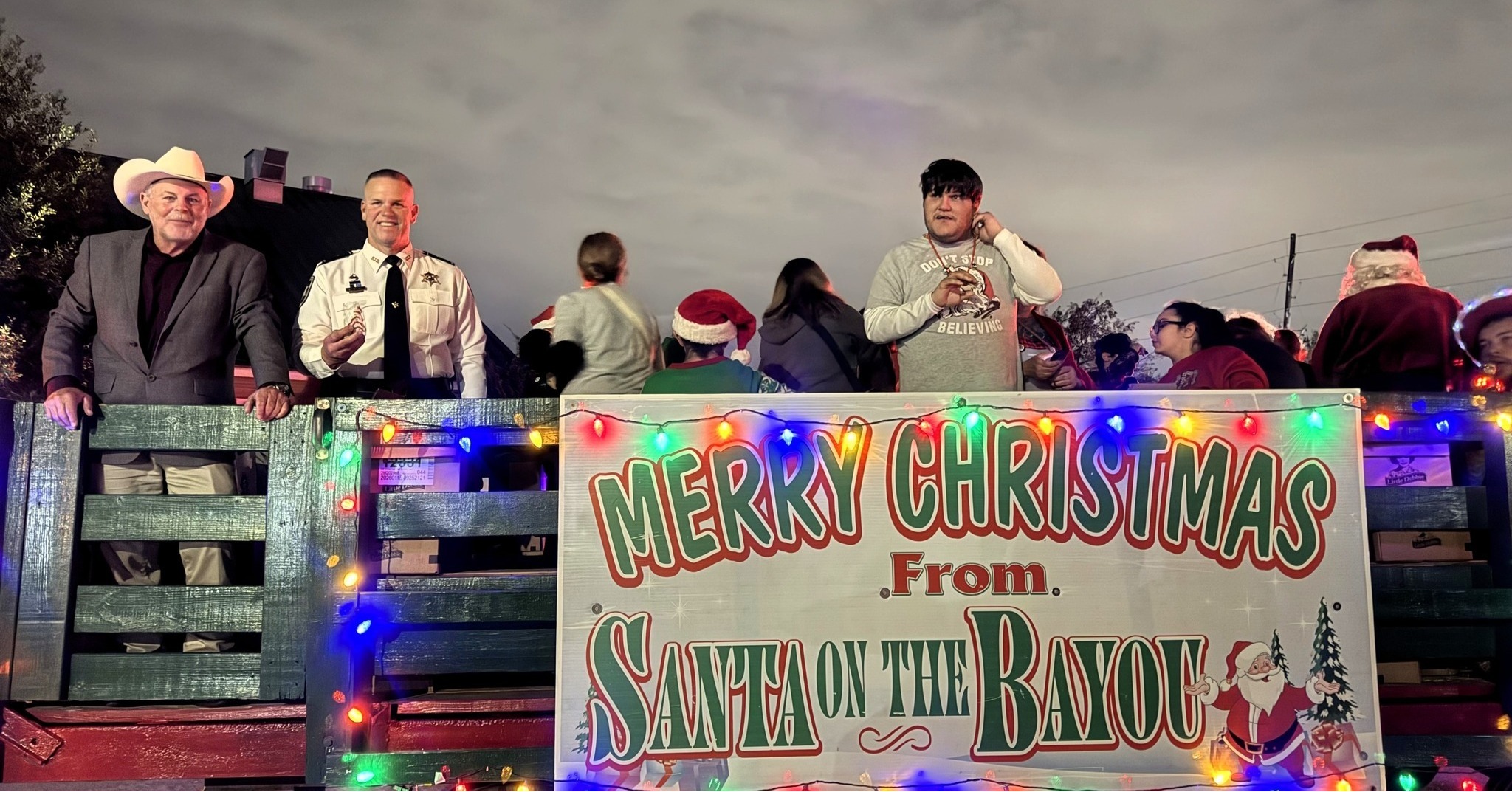 The St. Bernard Sheriff’s Office was proud to participate in the Christmas Parade & Tree Lighting C