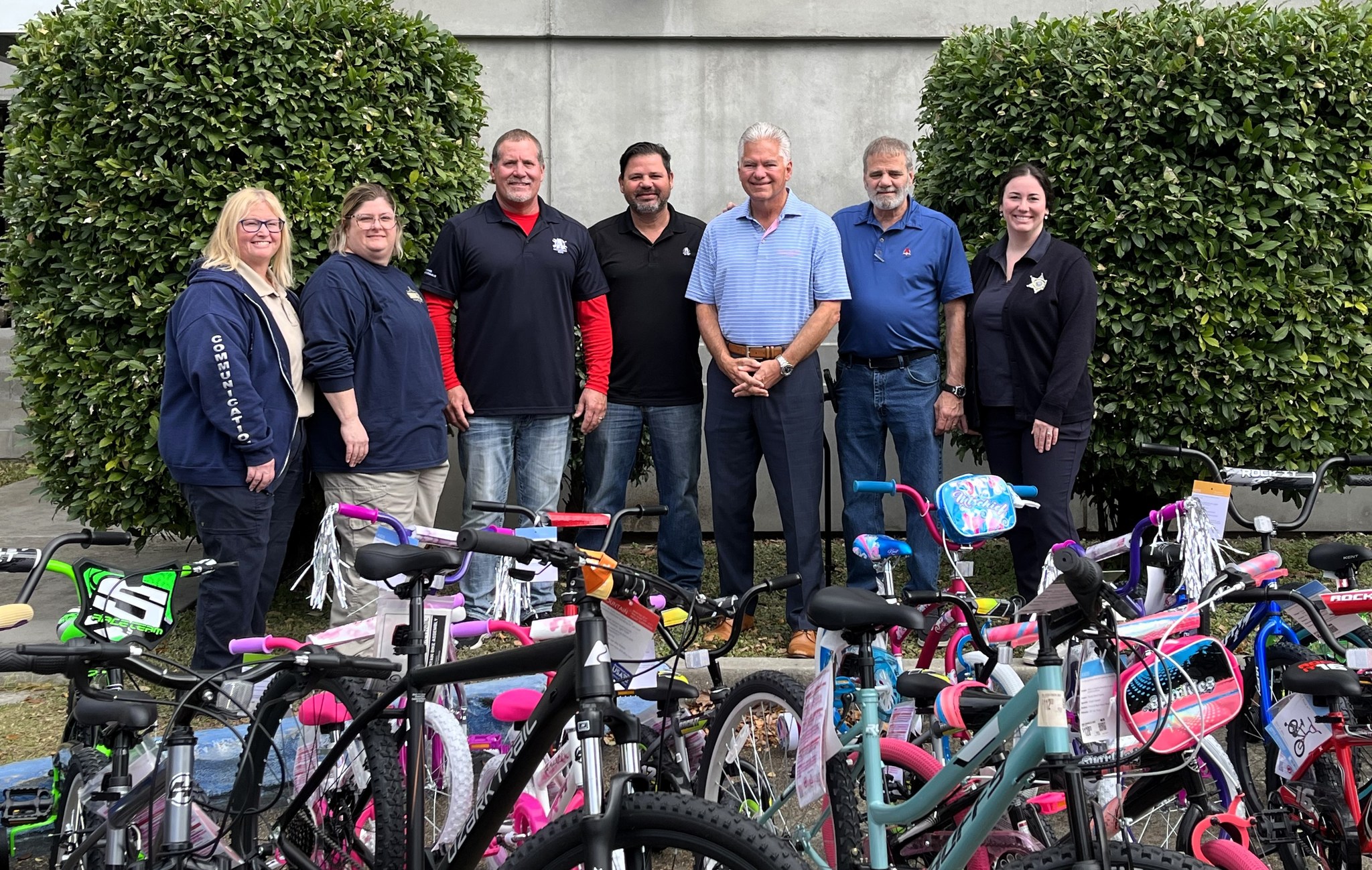 SBSO RECEIVES BICYCLES FOR C.O.P.S. FOR CHRISTMAS PROGRAM

For more than two decades, Associated Te