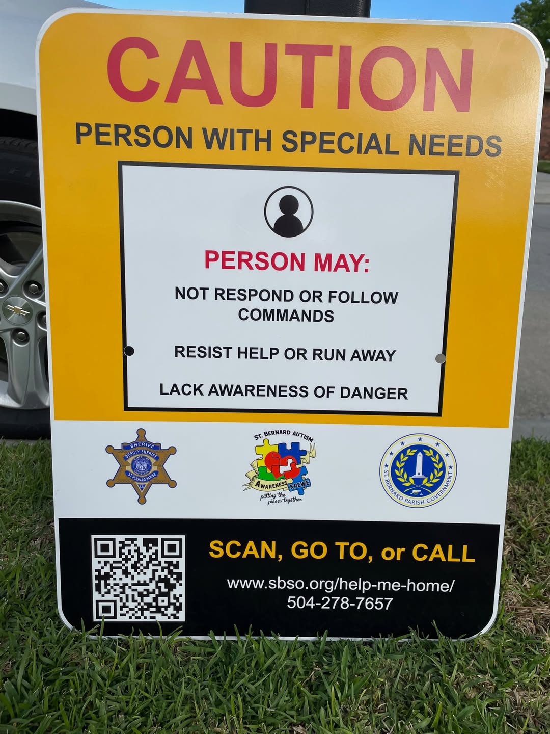 With many new families joining our krewe, we are placing another order for our neighborhood safety s