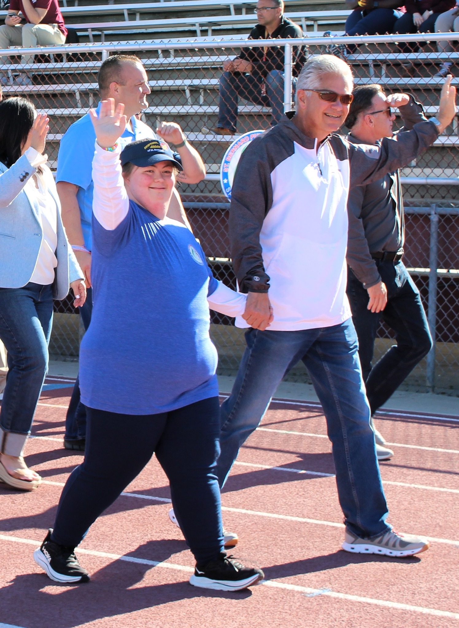 SBSO PARTICIPATES IN SPECIAL OLYMPICS 

St. Bernard Sheriff James Pohlmann and members of the Sheri
