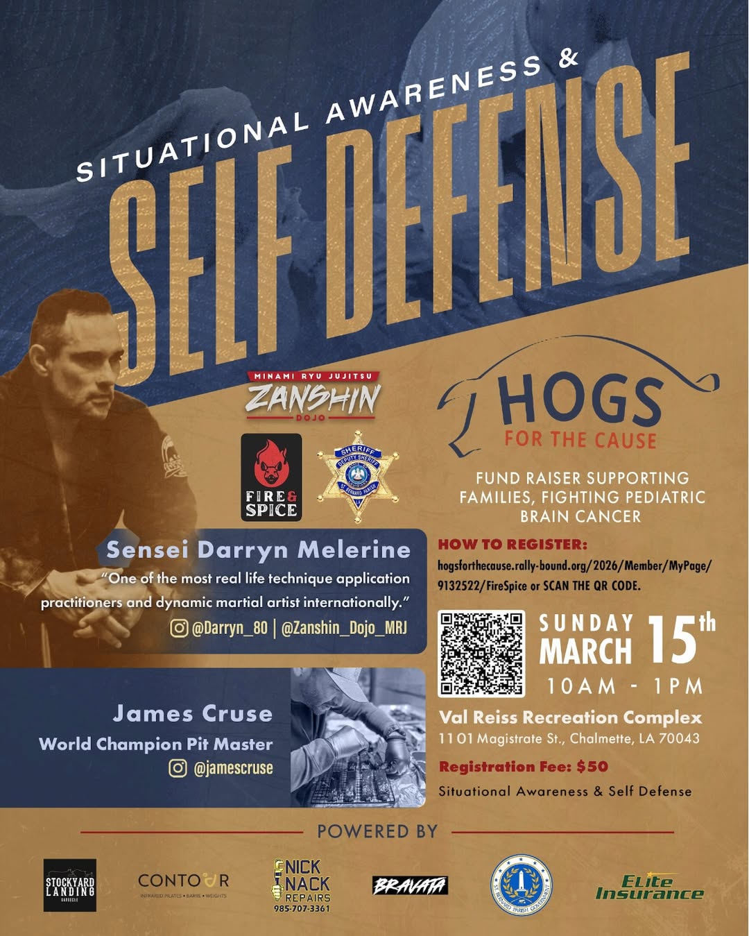 SBSO TO PARTICIPATE IN SELF DEFENSE CLASS BENEFITING WORTHY CAUSE 

Community members will have the