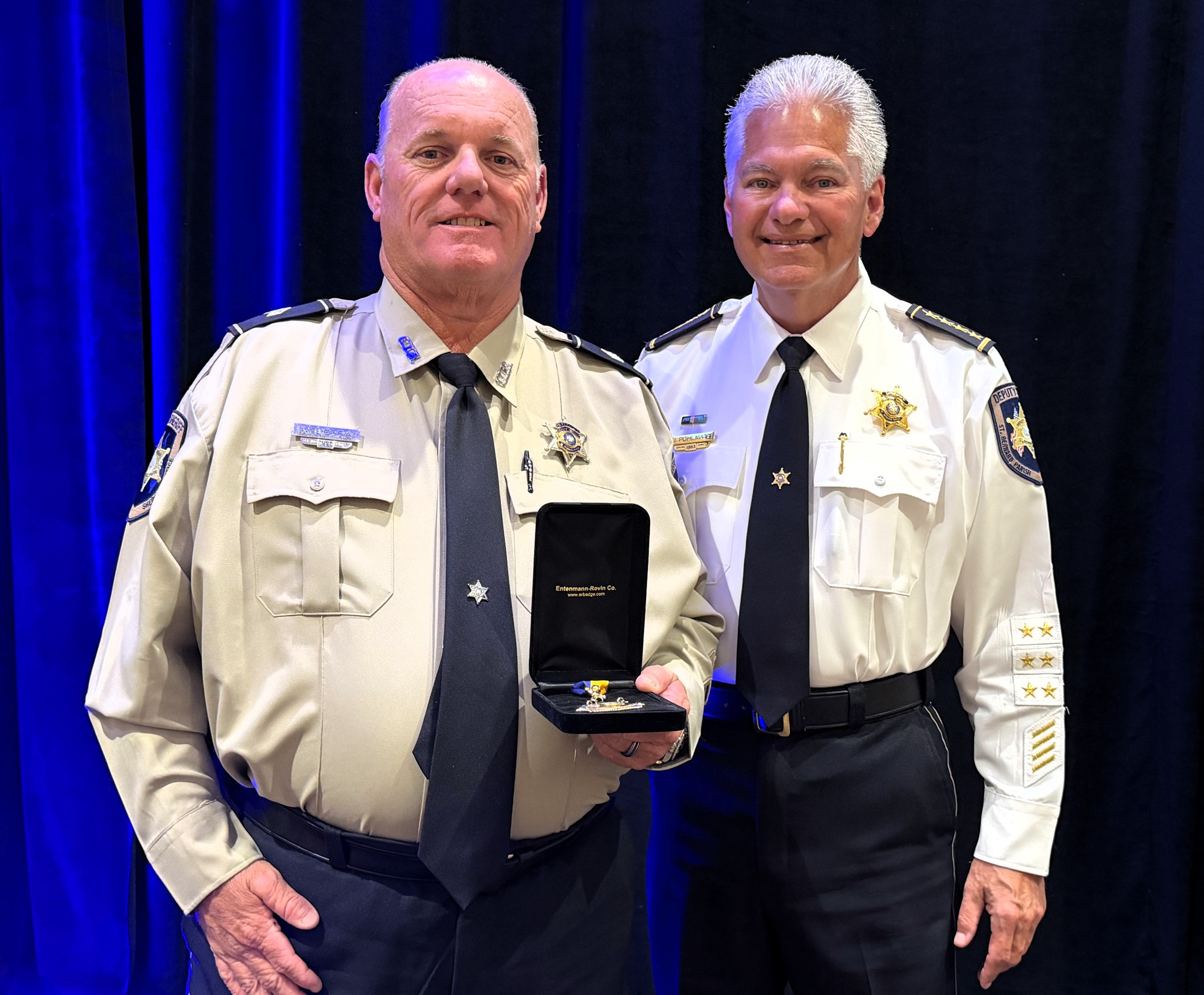 SBSO DETECTIVE SGT. KENNETH SIERRA HONORED AS A CRIMESTOPPERS DEPUTY OF THE YEAR 

St. Bernard Sher