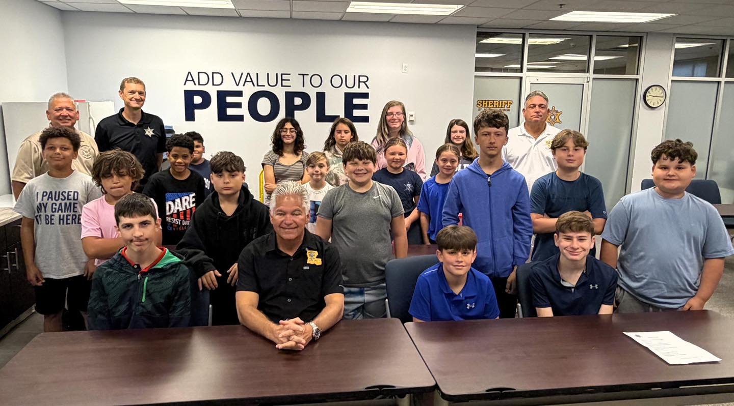 SBSO KICKS OFF JUNIOR DEPUTY PROGRAM 

The St. Bernard Sheriff’s Office officially kicked off its J