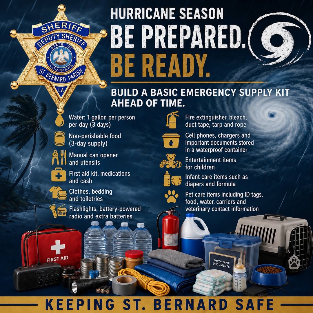 SBSO PREPARES FOR 2026 HURRICANE SEASON

As the 2026 Atlantic hurricane season begins this week, St