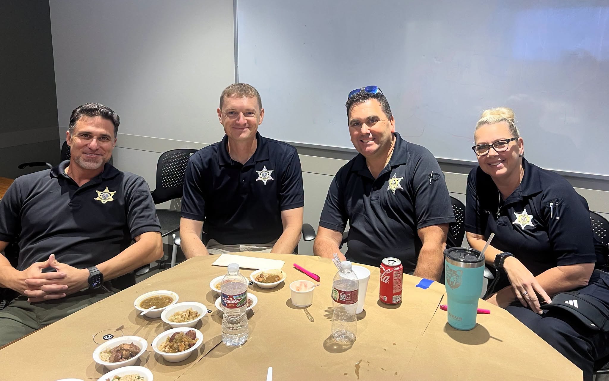 SBSO TOOK PART IN VALERO COOK OFF 

St. Bernard Sheriff’s Office deputies recently participated in
