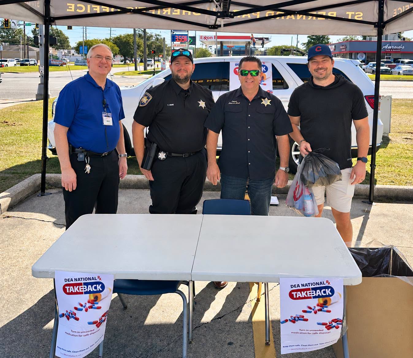 SBSO COLLECTS MORE THAN 100 POUNDS OF MEDICATION

St. Bernard Parish Sheriff James Pohlmann is than